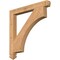 Ekena Millwork Westlake Arts & Crafts Smooth Bracket, Western Red Cedar, 3 1/2"W x 34"D x 34"H BKT04X34X34WTL03SWR - alternate 1